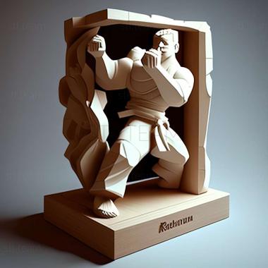 3D model Karateka 2012 game (STL)